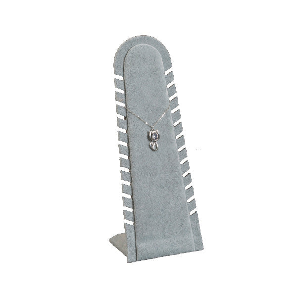 Tabla terciopelo gris para 12 cadenas
