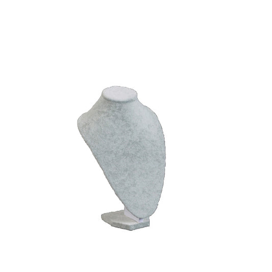 Cuello mediano terciopelo gris