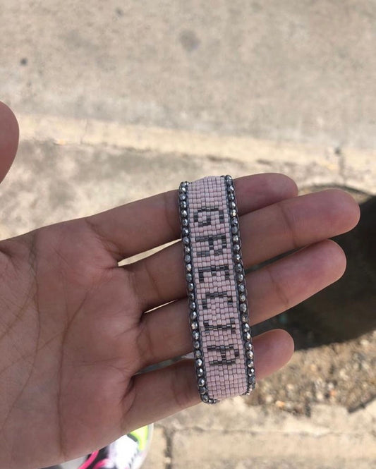 Pulsera miyuki con cristales